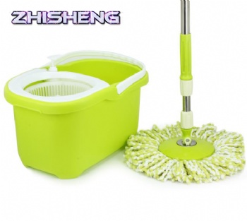Hand Press Spin Mop yellow